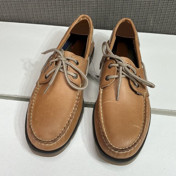 Sperry Top Sider Loafer Sahara Men's Size 10M Brown Leather Lace Up Breathable - Picture 2 of 8